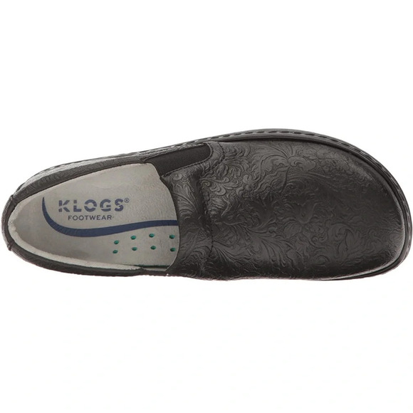 Klogs Women's 8.5 Naples Black Tooled Shoes for Nurses NWT Enhanced Grip - Picture 6 of 8
